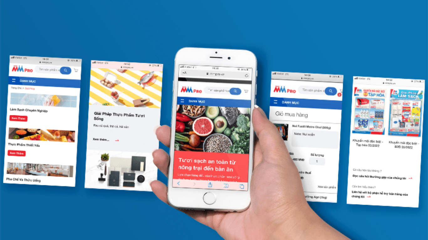 MM Mega Market Việt Nam chính thức ra mắt MM Pro - Nền tảng đặt hàng trực tuyến dành cho khách hàng chuyên nghiệp