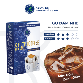 Cà phê phin giấy K Filter Blue Sonla, 105g