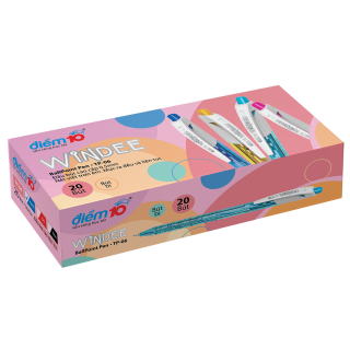 Bút bi TP-06 xanh hộp 20