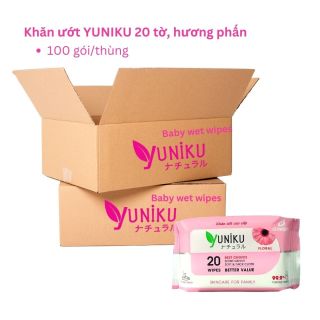 THÙNG KHĂN ƯỚT YUNIKU - 20 TỜ
