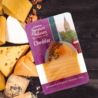 Phô mai Red Cheddar Slice Casino, 200g