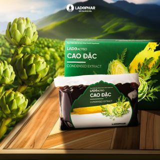 Cao Đặc Actiso Ladophar - Cao actiso Đà Lạt giúp mát gan, thanh lọc cơ thể Hộp 100g