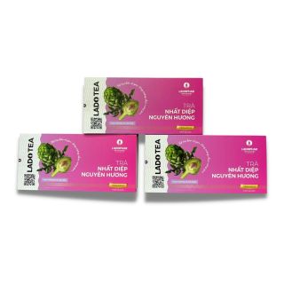 LADO TEA TRÀ NHẤT DIỆP NGUYÊN HƯƠNG Hộp 20 Túi X 5G