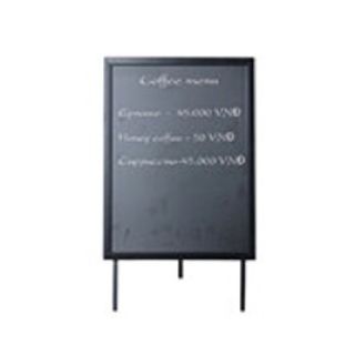 Bảng có chân 1 mặt viết phấn khung gỗ KT 0.6x0.8m