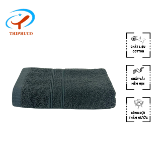 TP-KHĂN MẶT COTTON YT52 40*80CM 155G XÁM ĐẬM