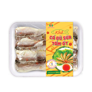 KHÔ CÁ ĐÙ SỮA TẨM ỚT 200G