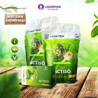 LADO TEA TRÀ ACTISO Ladophar Hộp 20 Túi Zipper