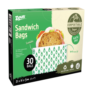 Túi Đựng Sanwich Tự Phân Hủy 21 X 16 X 5Cm, 30 Cái-BC0559