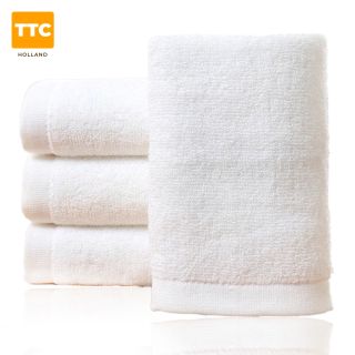 Khăn lau đầu khách sạn tiêu chuẩn 5*100% Cotton, trắng trơn, kích thước 34*70cm 130gam