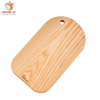 THỚT OVAL GỖ WHITE ASH TOUK CHEF 20*34CM
