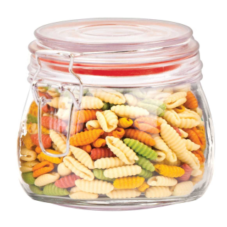 Lọ Đựng Thủy Tính Nắp Màu 500Ml-KS0185