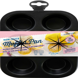 Khuôn Nướng Bánh Muffin Không Dính-KC0202