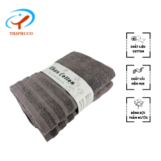 TP- LỐC 2 KHĂN TẮM B735 60*120CM 318G NÂU