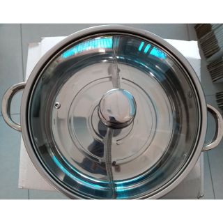 LẨU 2 NGĂN 28CM INOX 430