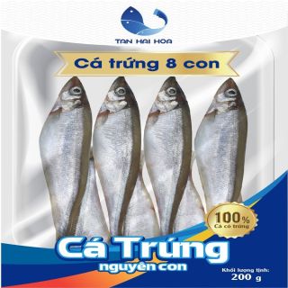 Cá trứng Tân Hải Hòa, 8 con, khay 200g