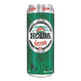 Bia HOLBA SERÁK 500ML, thùng 24 lon, 500ml/lon