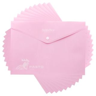 Bìa nút A4 FO-CBF009 hồng Pastel T10