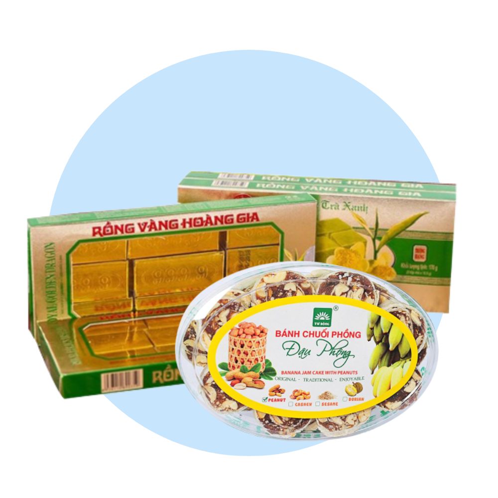 Bánh kẹo các loại.